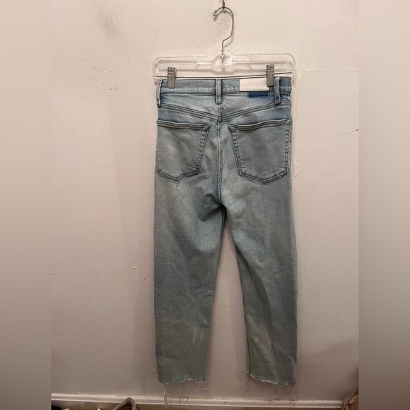 Re/Done 90s High Rise Straight Leg Size 26 Light Denim - Picture 4 of 4